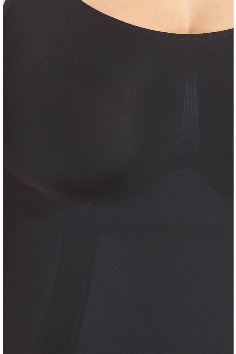 OnCore Mid-Thigh Bodysuit, Alternate, color, VERY BLACK