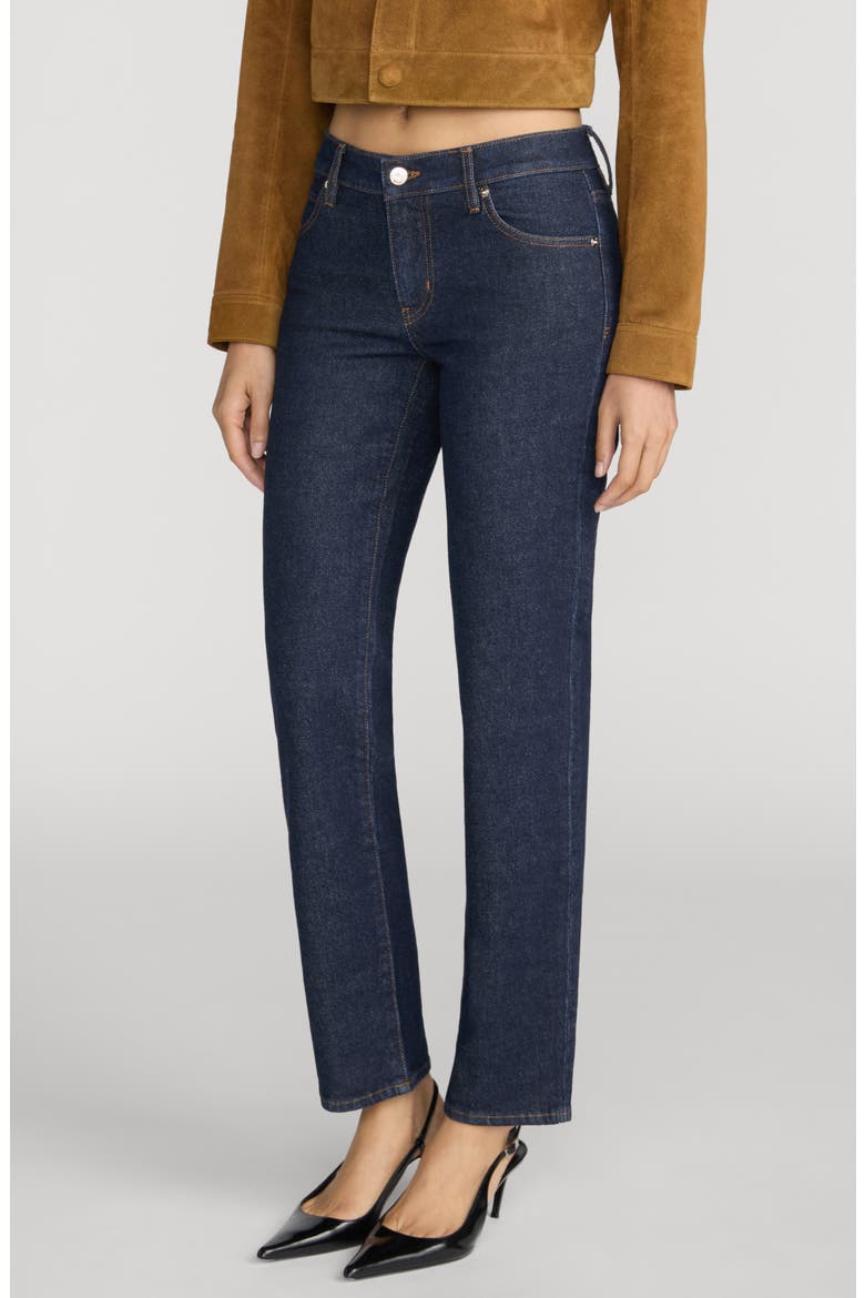 The Cigarette Crop Straight Leg Jeans, Alternate, color, RINSE