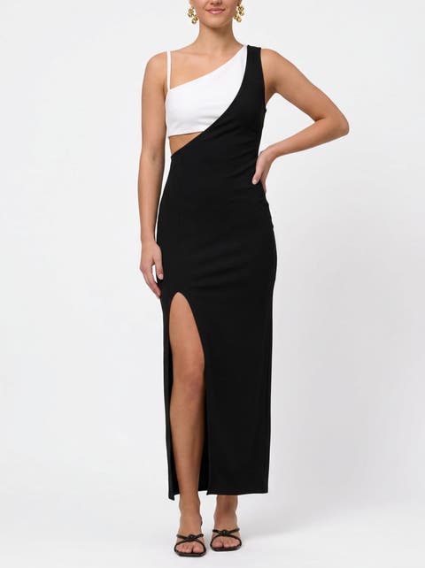 Phoenix One Shoulder Maxi Gown