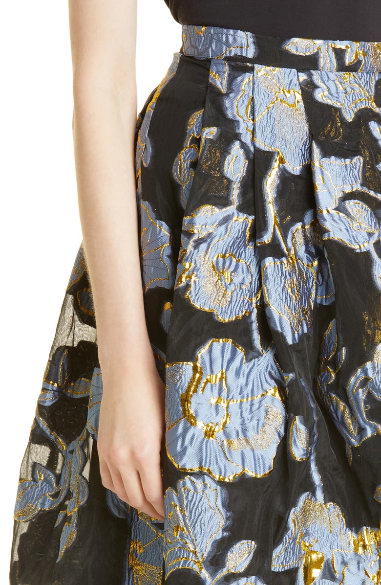 Stine Goya Tove Floral Organza Skirt, Alternate, color, 