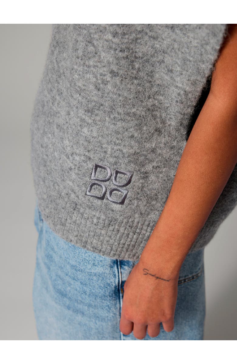 DAY Birger et Mikkelsen Frodie Mock Neck Draped Vest, Alternate, color, Grey Melange