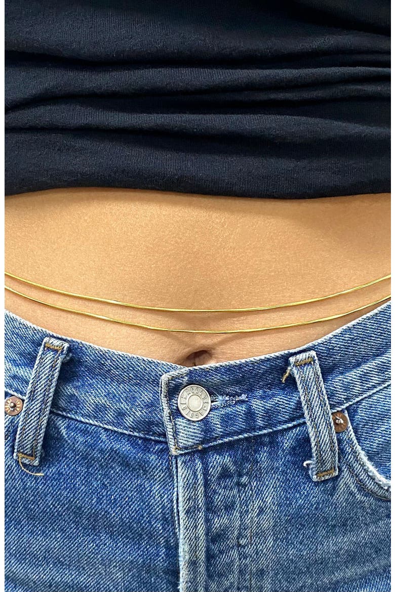 Belly Chain, Main, color, YELLOW