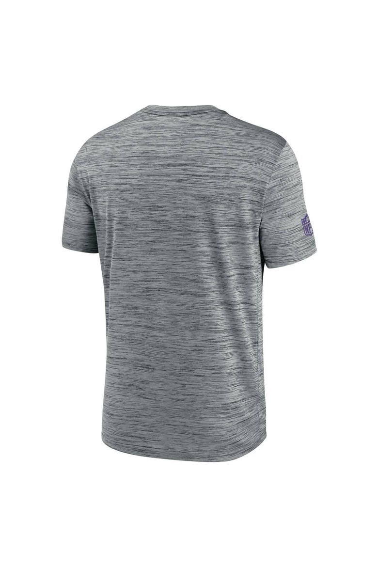 Men's Nike Gray Minnesota Vikings Sideline Velocity Performance T-Shirt, Alternate, color, Gray