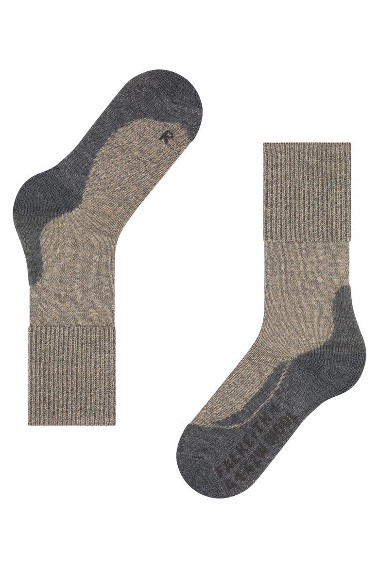 TK1 Adventure Wool Hiking Socks, Alternate, color, Kitt Mouline