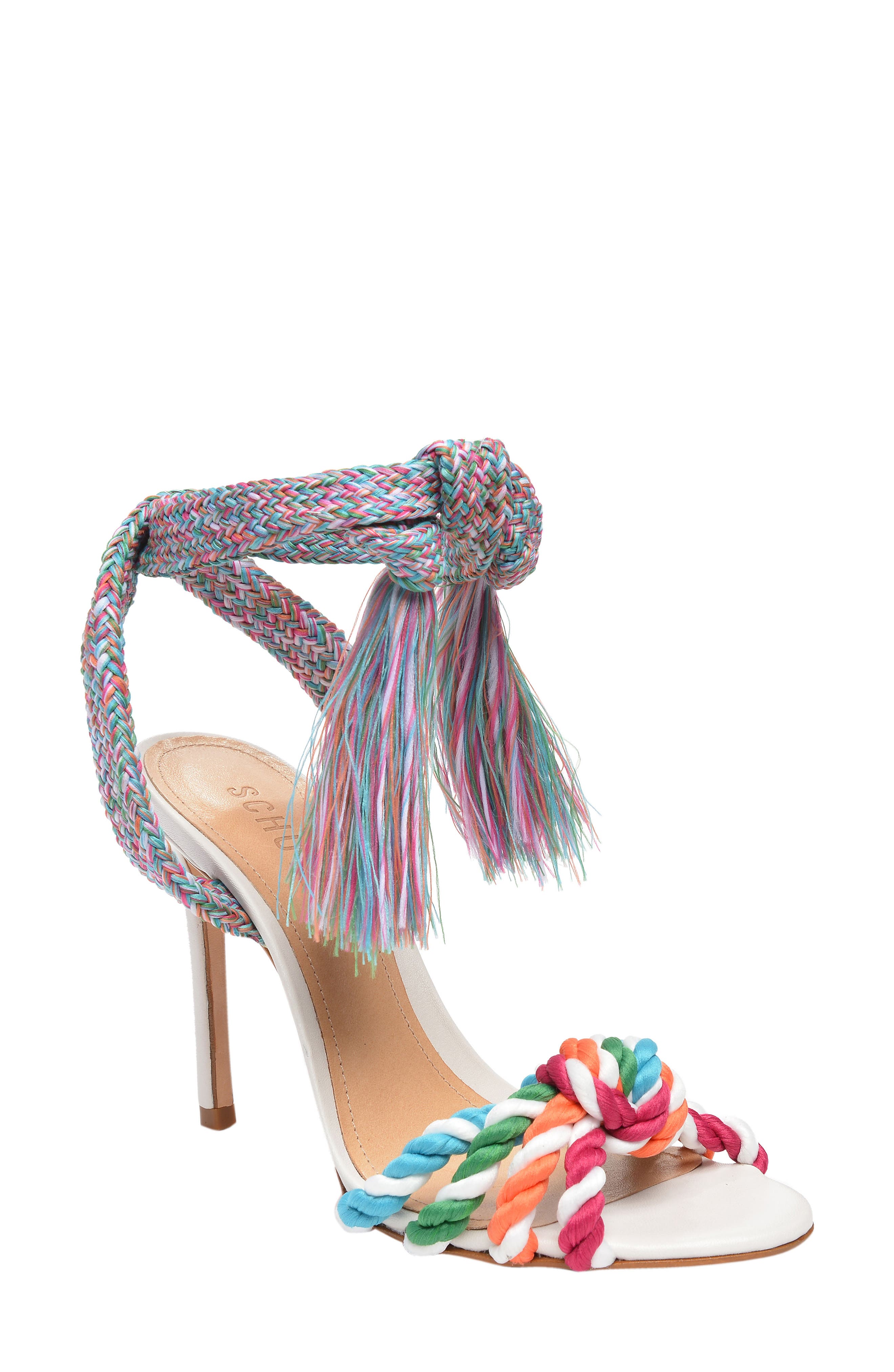 Schutz x Adriana Lima Luces Sandal, Main, color, 