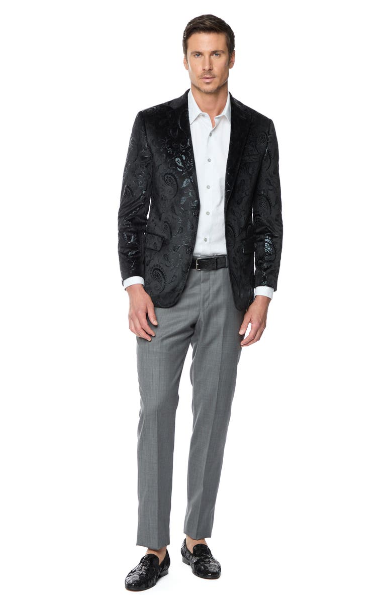 Robert Graham Abney Paisley Jacquard Sport Coat, Alternate, color,