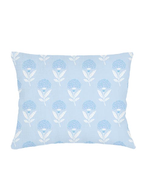 Royal Bloom Linen Dutch Euro Pillow Cover Only