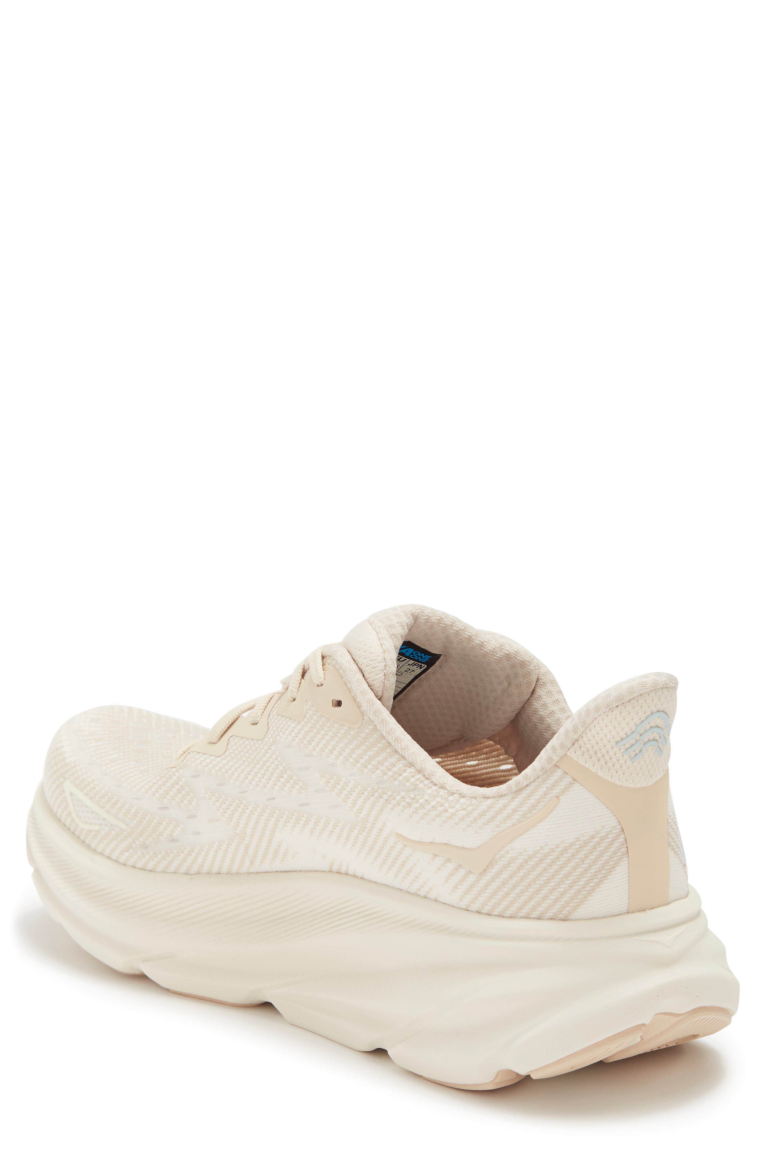 Clifton 9 Running Shoe, Alternate, color, SHIFTING SAND / EGGNOG
