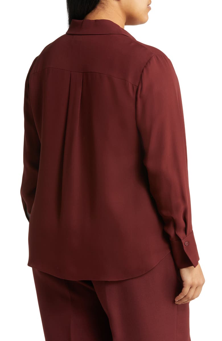 Lafayette 148 New York Scottie Silk Blouse, Alternate, color, Date