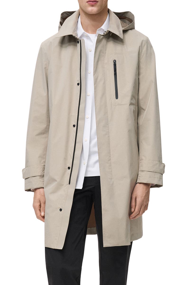 MANGO Water Repellent CoolMax<sup>®</sup> Parka, Main, color,