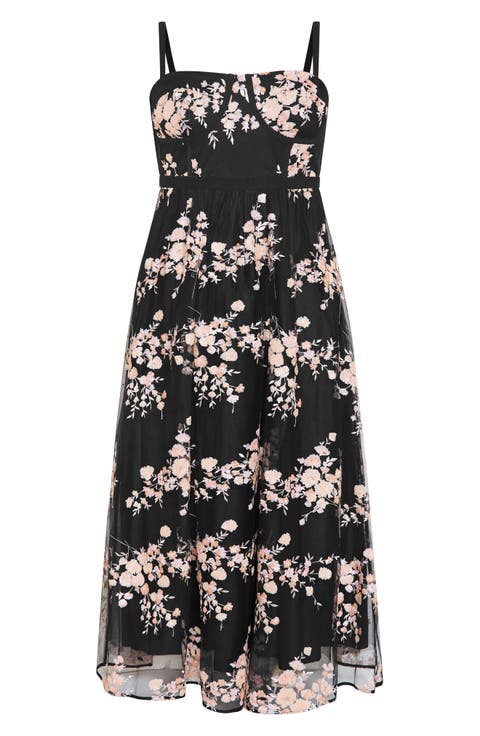 Ambrosia Embellished Tulle Maxi Dress