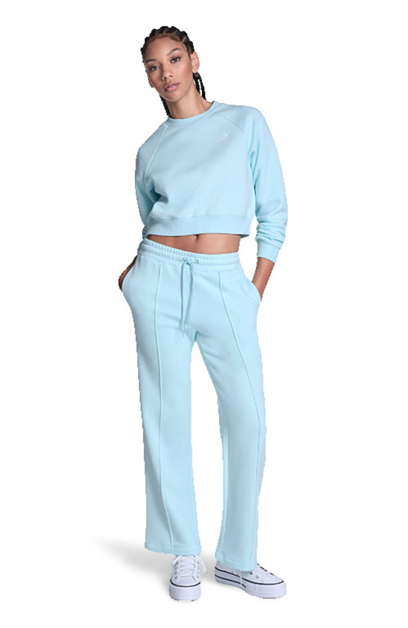 French Terry Front Seam Pants - image 2