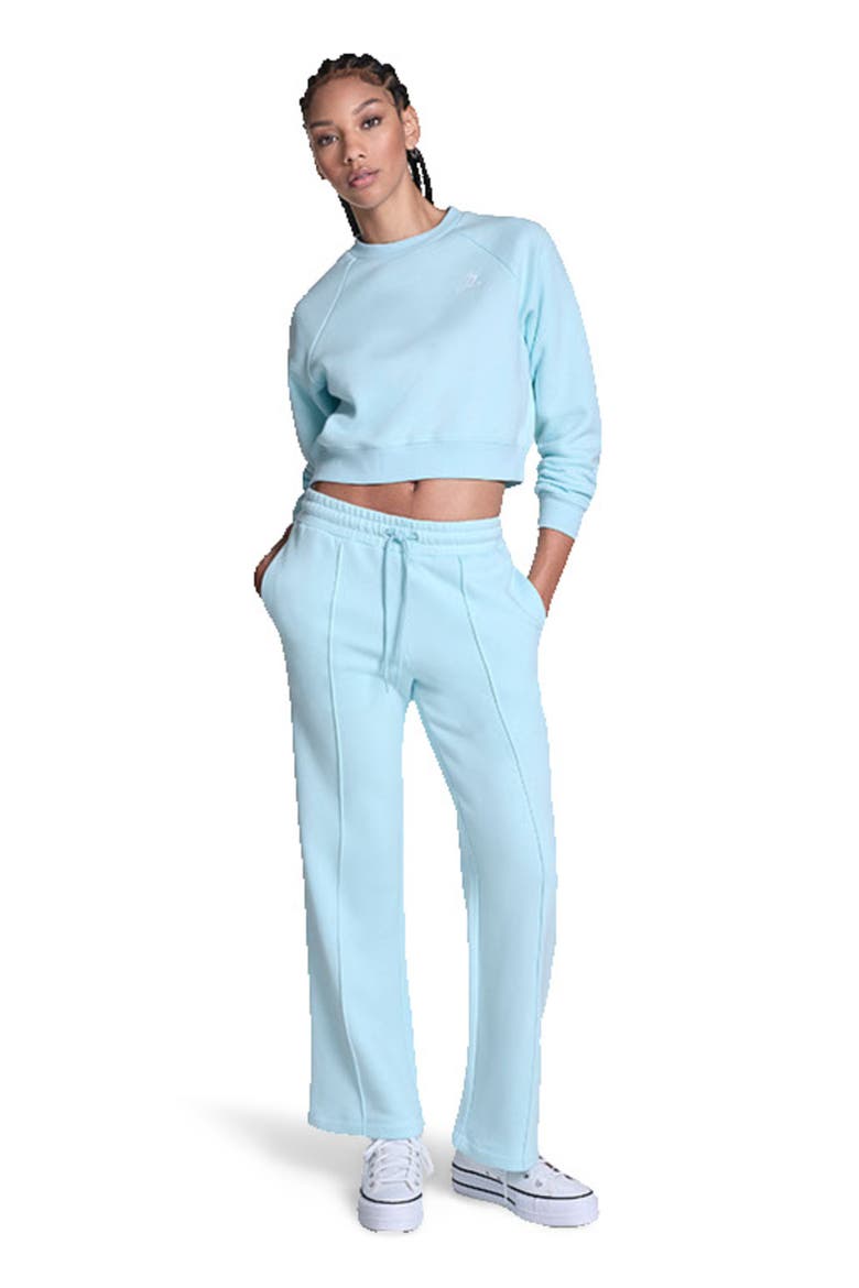 French Terry Front Seam Pants, Alternate, color, RAINED OUT