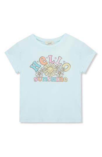 Shop Peek Aren't You Curious Kids' Hello Sunshine Cotton Graphic T-shirt