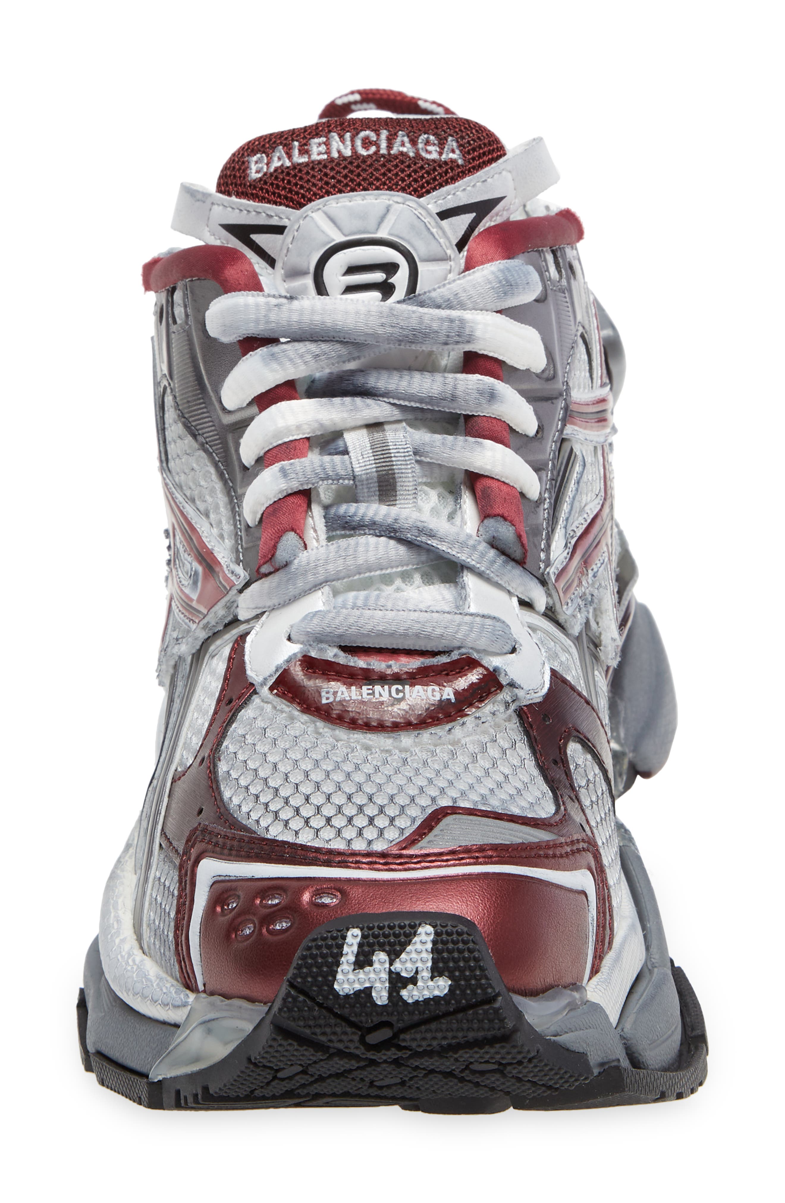 Runner Sneaker, Alternate, color, RED