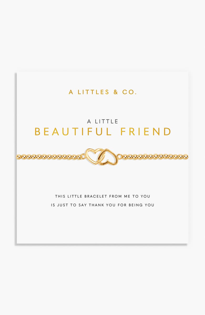A Littles & Co Gold A Little 'Beautiful Friend' Bracelet, Alternate, color, Metallic Gold