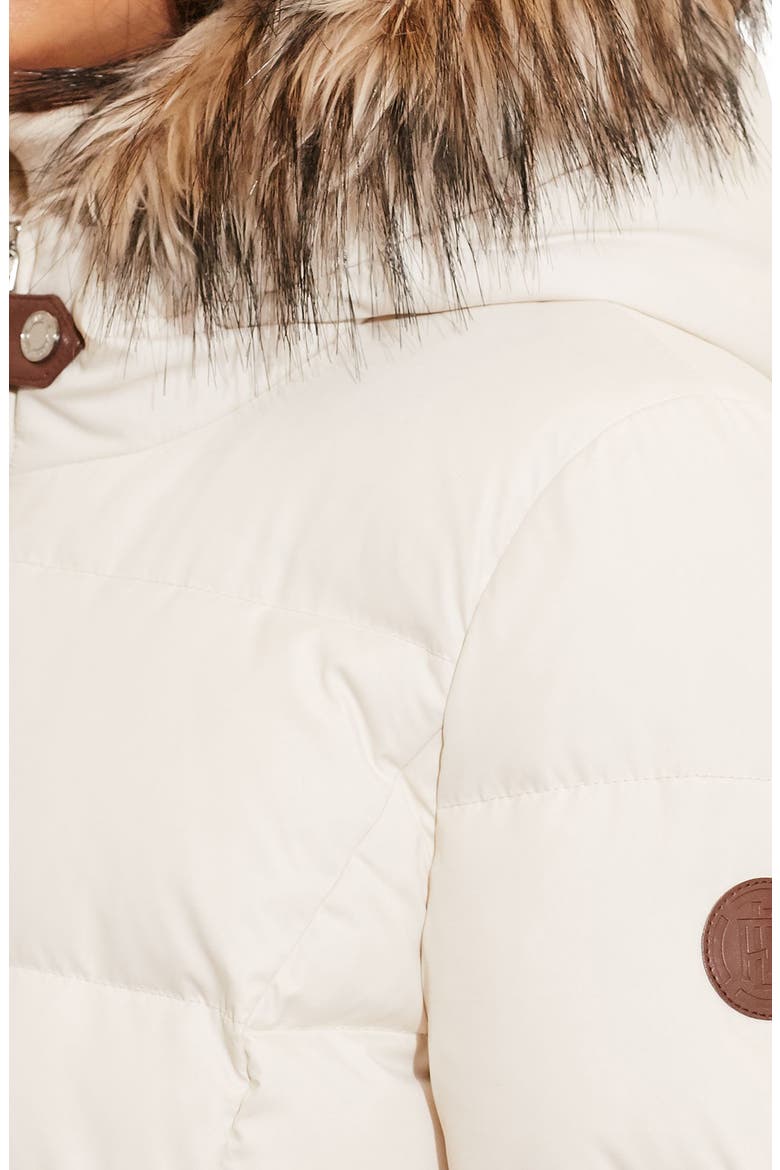 Quilted Parka, Alternate, color, OLD OLD OLD MODA CREAM