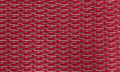 Ming Wang Textured Stitch Pencil Skirt In Red