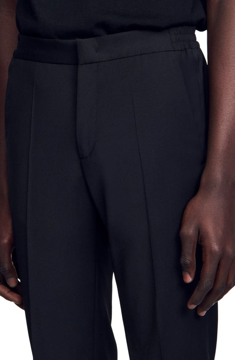 SANDRO Elasticated trousers, Alternate, color, 