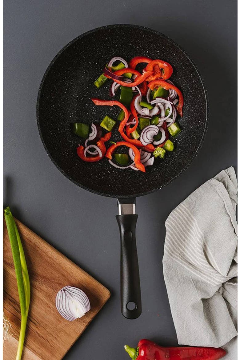STONE™ 11" Stir-fry pan, Alternate, color, BLACK