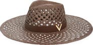 Valentino Garavani V Signature Straw Fedora