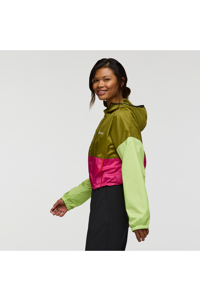 Teca Crop Jacket - Women's, Alternate, color, Green Juice