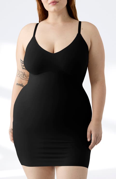 True Body Every Day Smoothing Slip Dress (Regular & Plus)