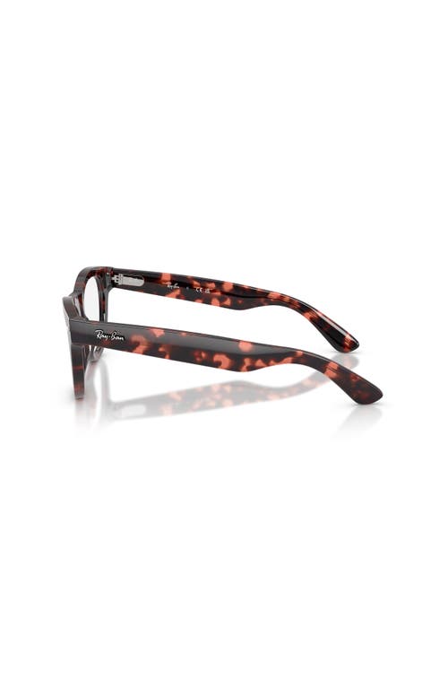 Ray Ban Ray-ban 52mm Cat Eye Optical Glasses In Brown