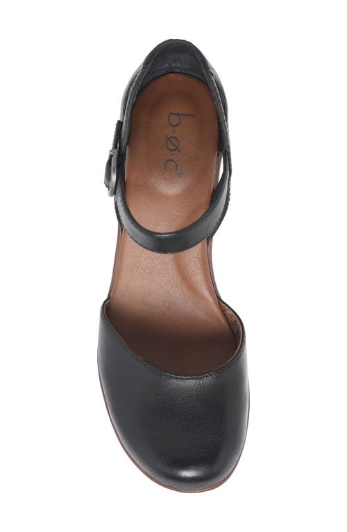B O C By Børn Derby Wedge Pump In Black