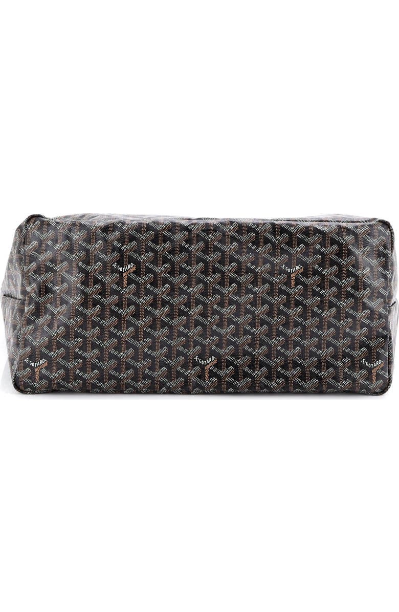 Pre-Owned Goyard Saint Louis Tote Coated Canvas GM, Alternate, color, Black