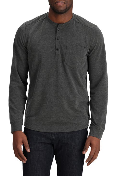 Aberdeen Long Sleeve Pocket Henley