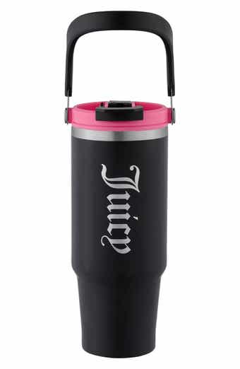 Juicy Couture 40-Ounce Stainless Steel Flip Fusion Water Tumbler