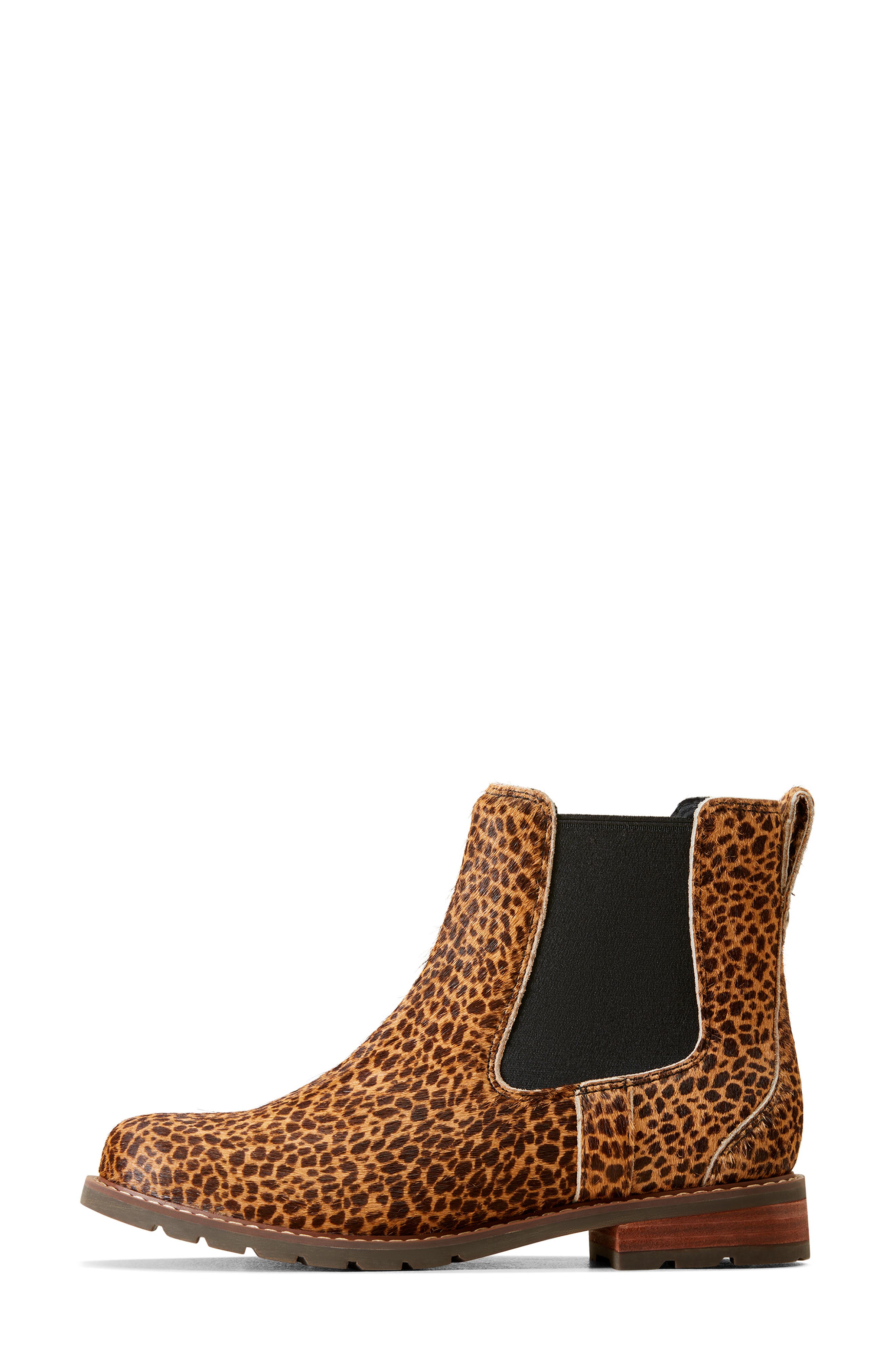 Ariat Wexford Genuine Calf Hair Chelsea Boot, Alternate, color, Cheetah Hair