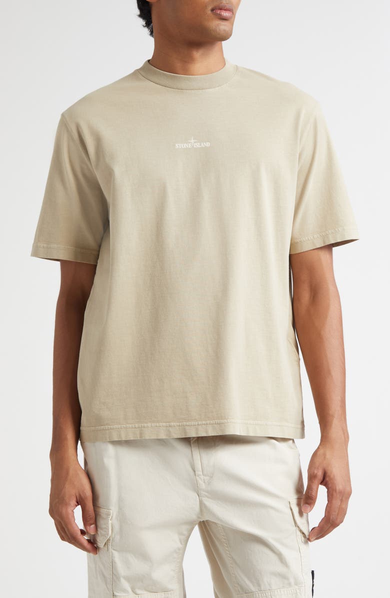 Stone Island Institutional One Logo Graphic T-Shirt, Main, color, V009a Desert