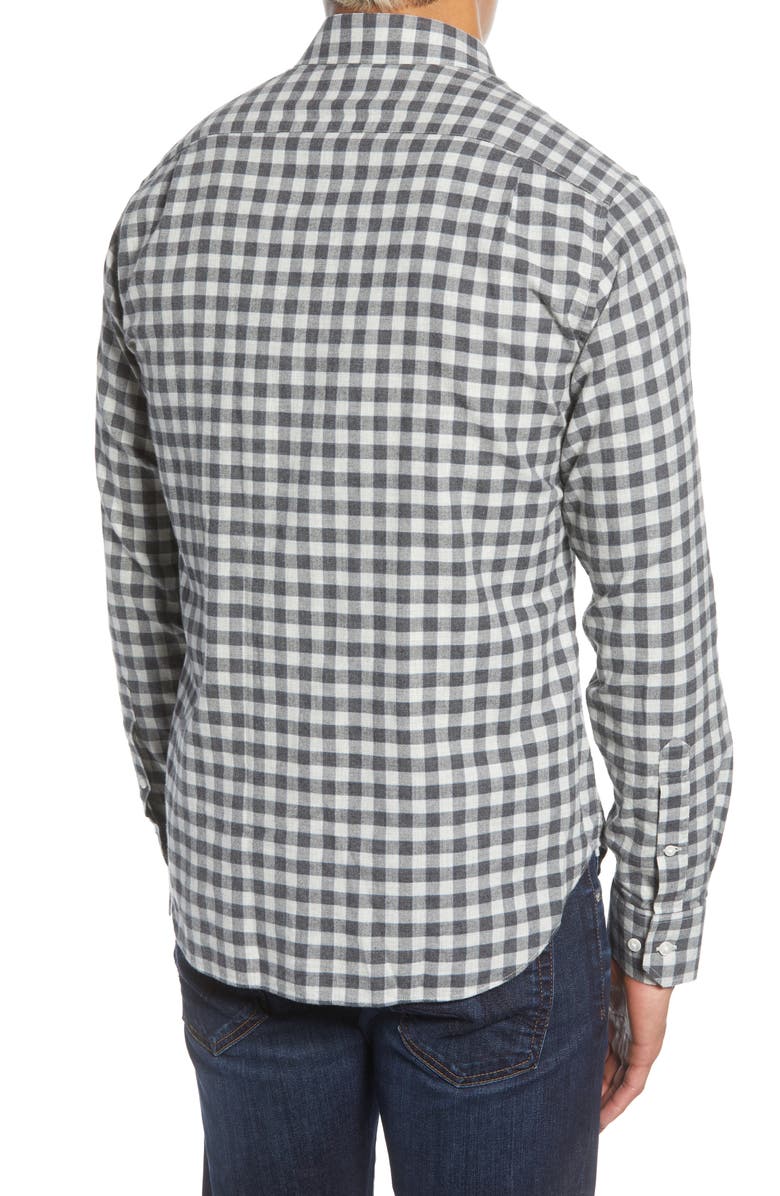 Bonobos Slim Fit Check Button-Up Flannel Shirt, Alternate, color, 