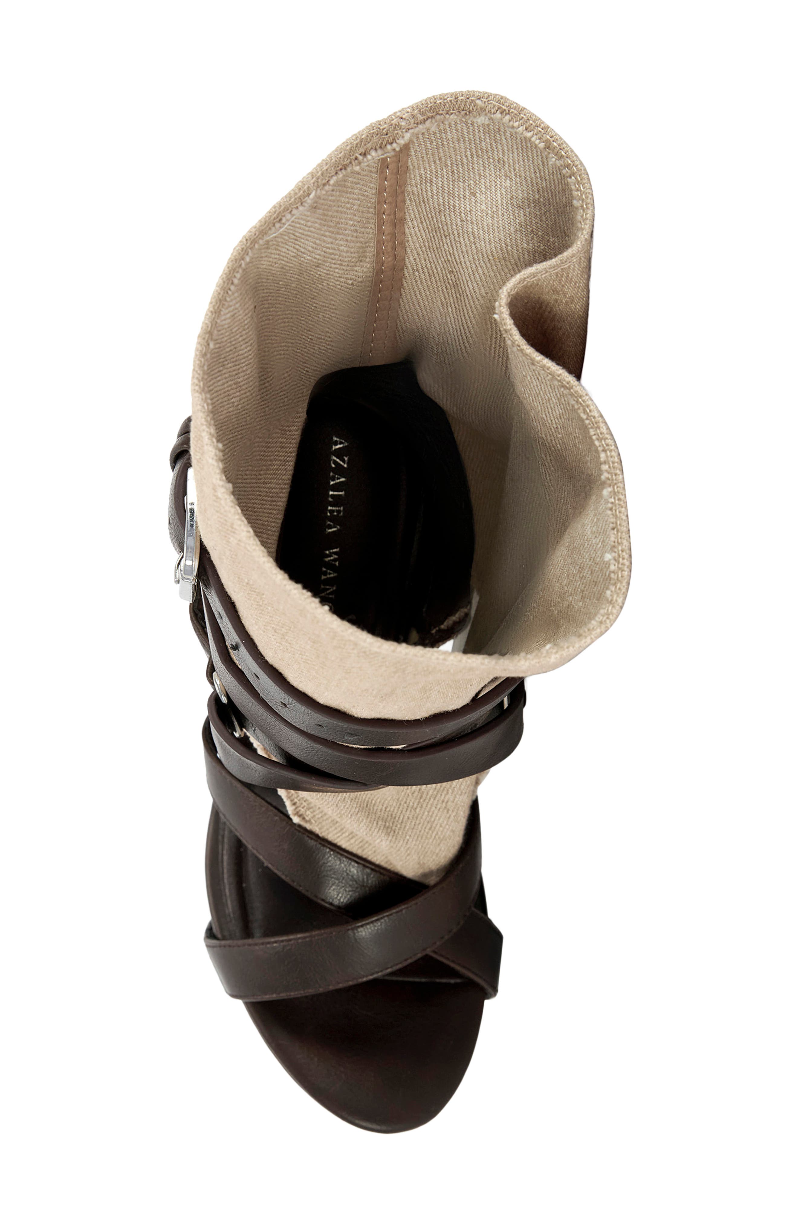 AZALEA WANG Rothko Platform Wedge Sandal, Alternate, color, 