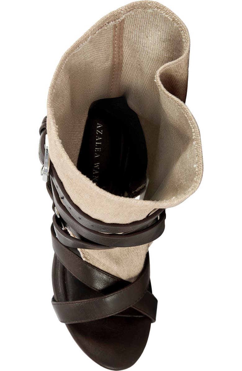 AZALEA WANG Rothko Platform Wedge Sandal, Alternate, color,