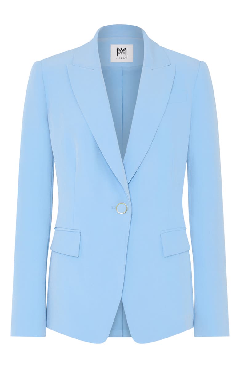 Milly Avery Cady Blazer, Alternate, color, Light Blue