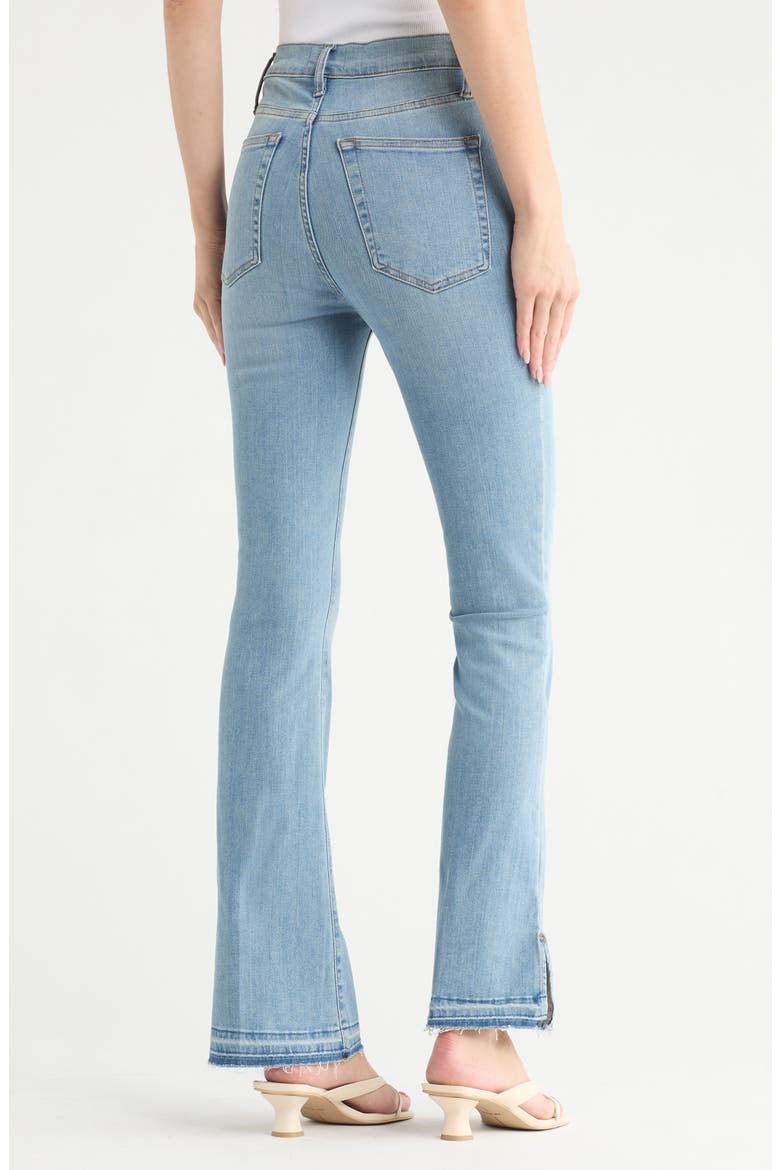 Easy Flare Leg Jeans, Alternate, color, QUIRKY RELEASED HEM