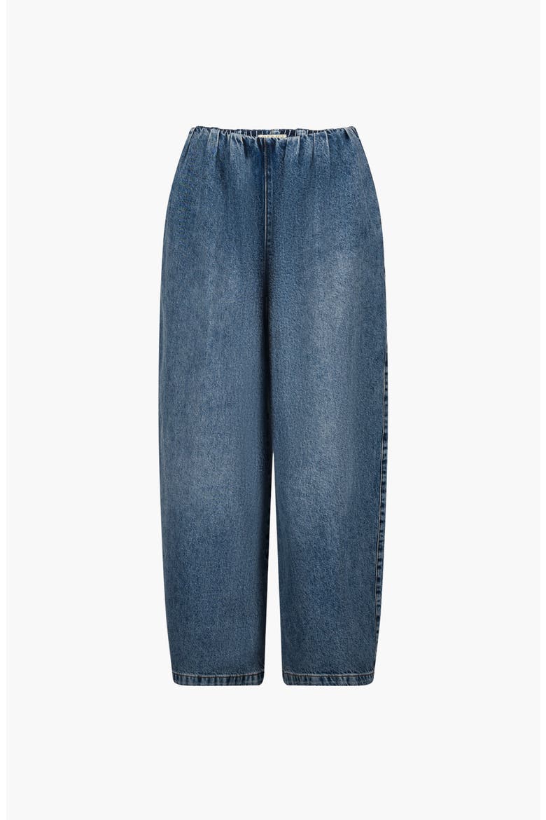 Lucia Balloon Jeans, Main, color, Medium Blue Wash