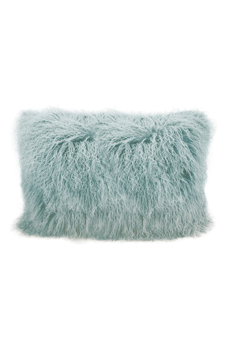 Mina Victory Genuine Tibetan Shearling Pillow, Main, color, 