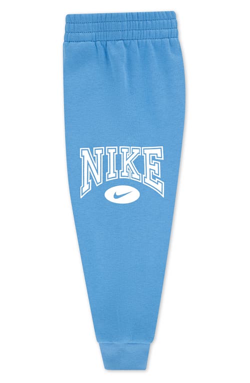Nike Little Boys Gameday Essentials 2-piece Crewneck Sweatshirt And Pants Set In Blue