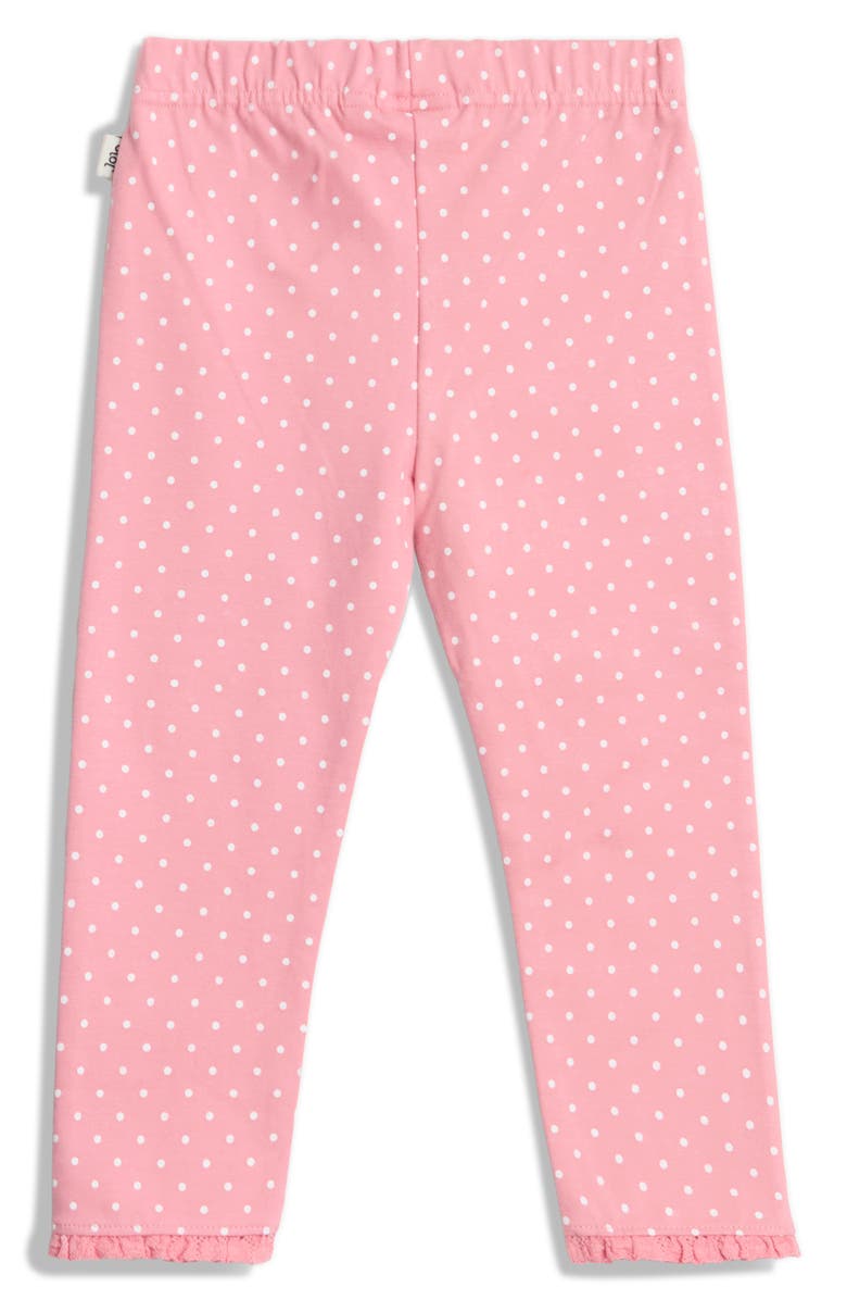 JOJO MAMAN BEBE Kids' 2-Pack Leggings, Alternate, color, Rose