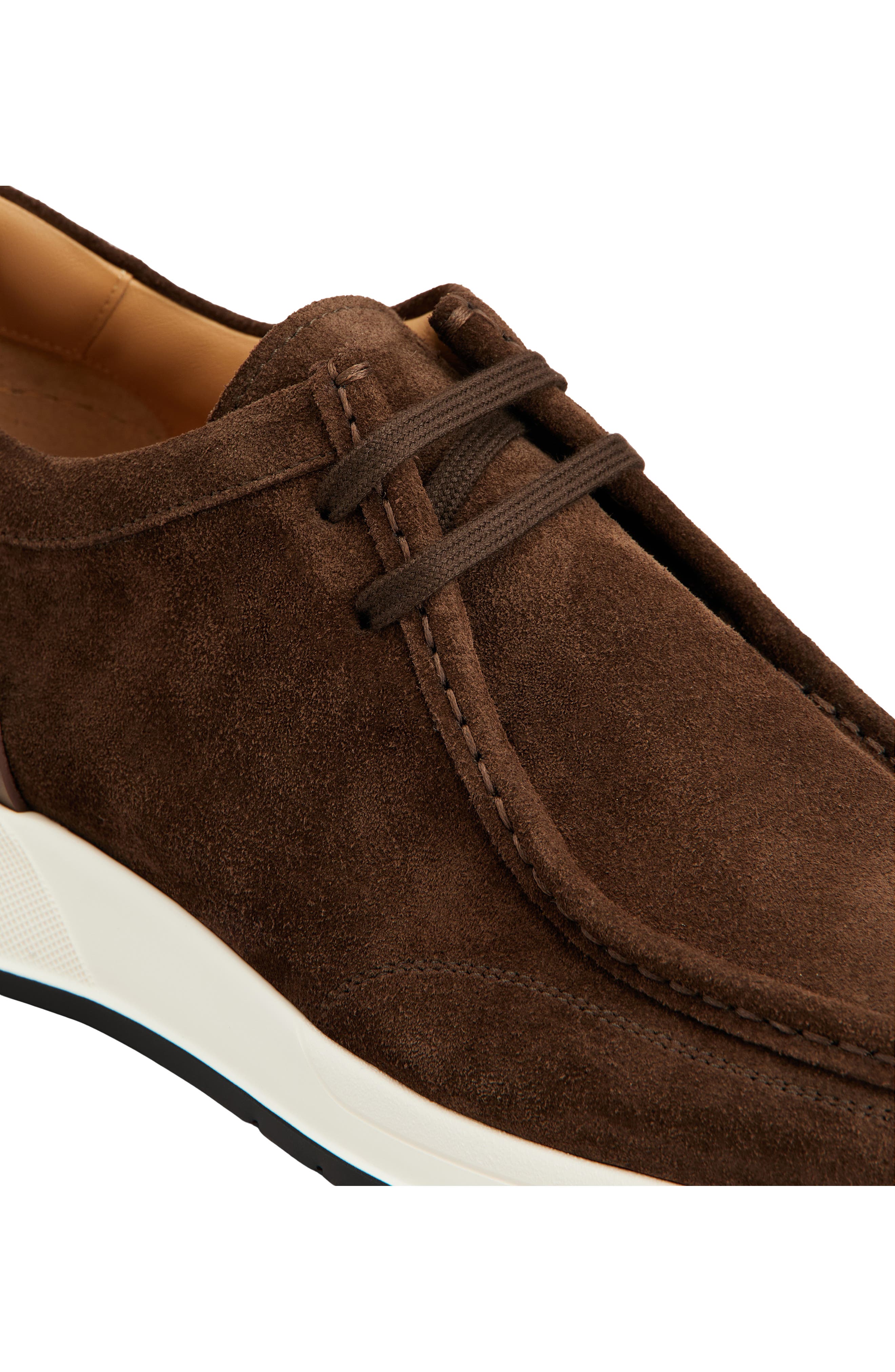 Leather & Suede Sneaker, Alternate, color, MARRONE AFRICA