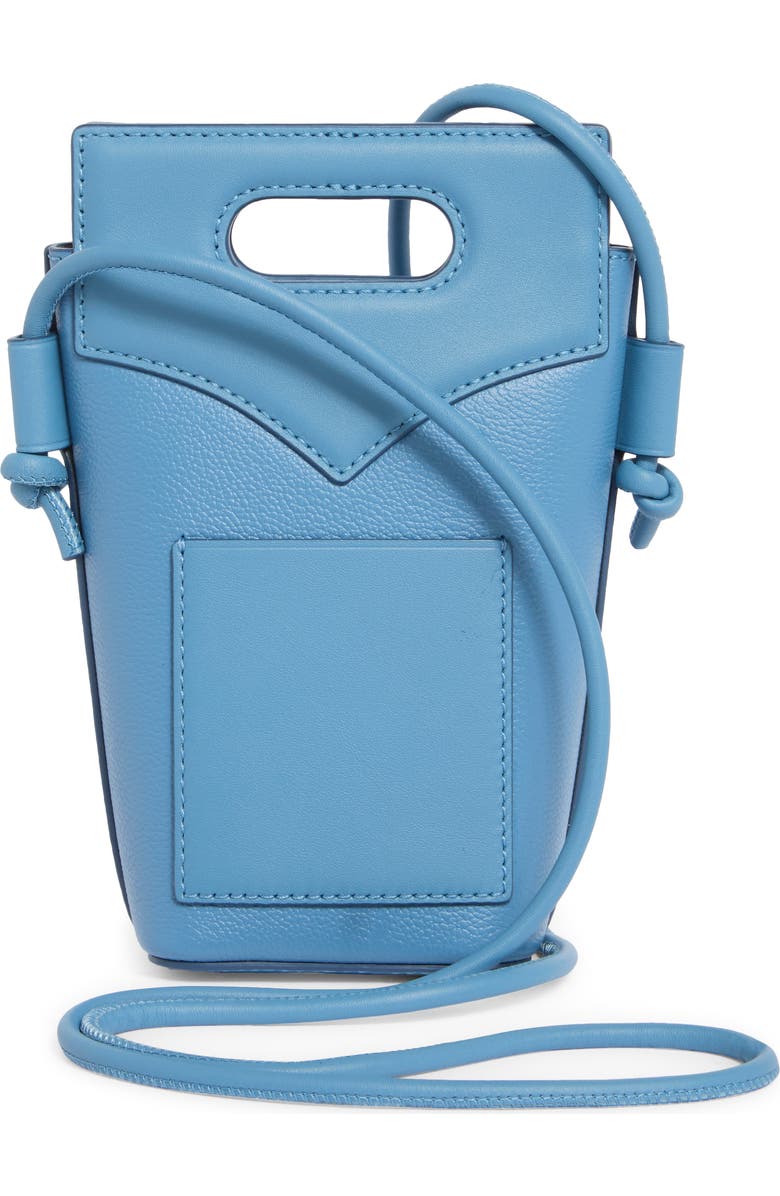 MCM Diamond Flat Bag, Alternate, color, Blue Heaven