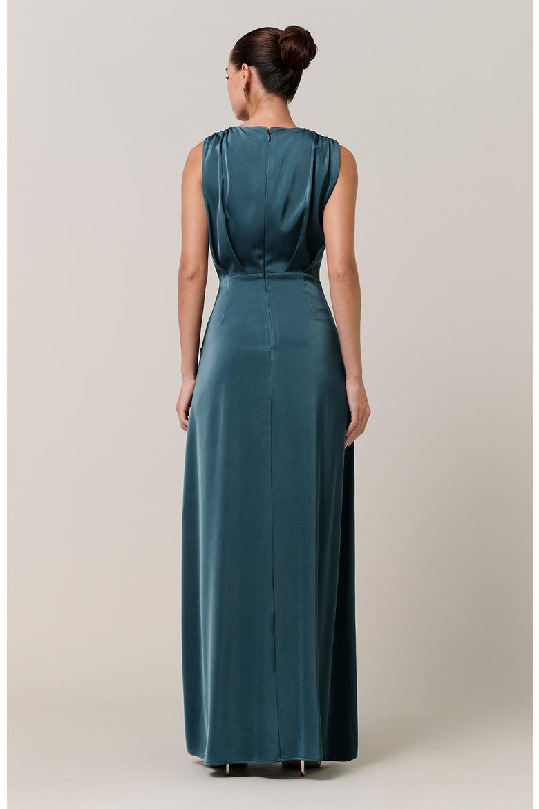 Reannah Maxi Dress, Alternate, color, Teal