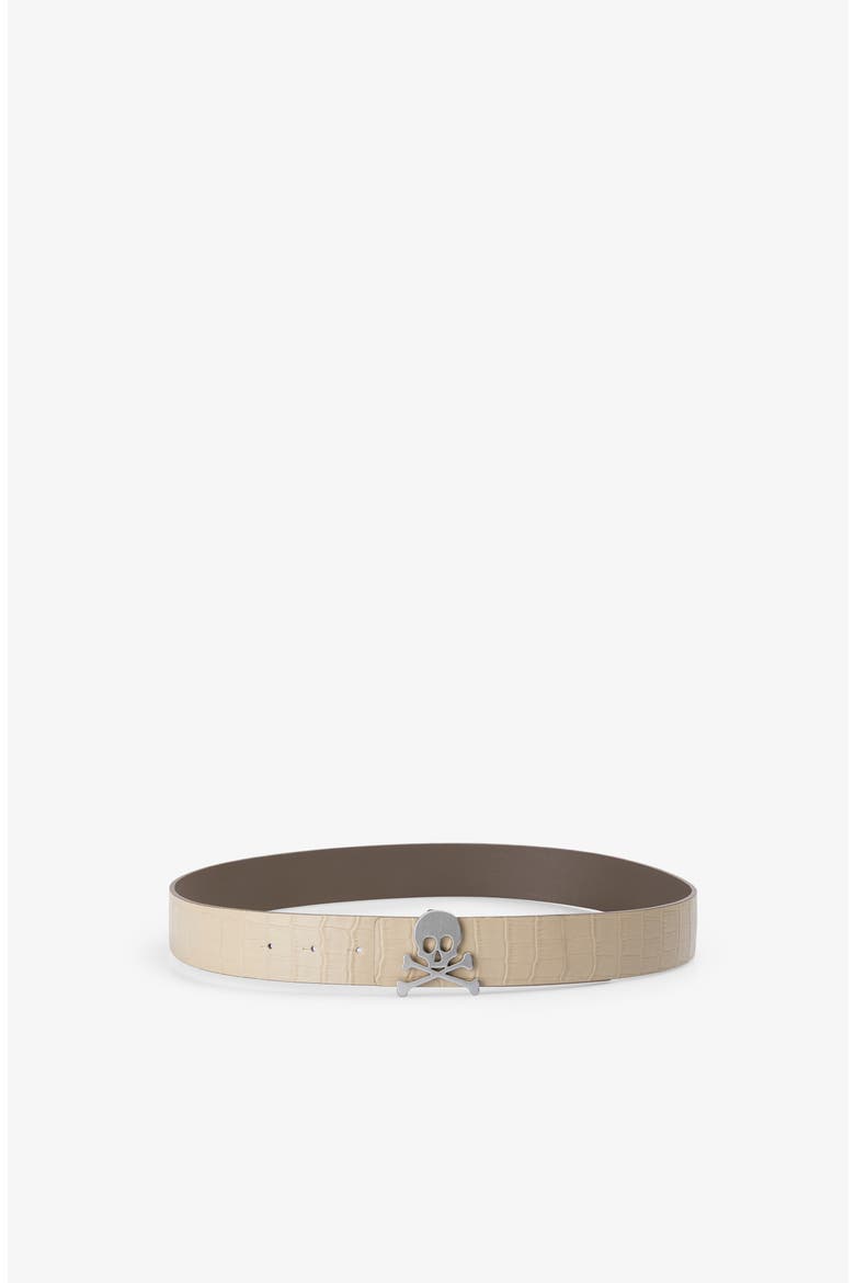Reversible Leather Belt, Alternate, color, OffWhiteTaupe