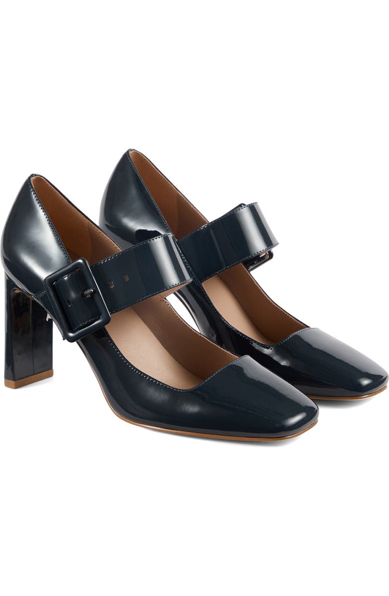 LK Bennett Phoebe Mary Jane Pump, Main, color, Navy