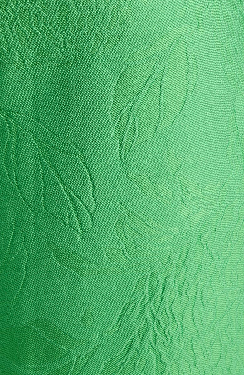 Emilia Wickstead Aislynn Strapless Floral Cloqué Gown, Alternate, color, Green