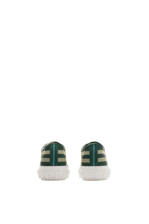Burberry Check Nylon Blend Sneakers